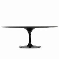 стол обеденный tulip овальный черный в Нижневартовске