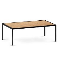 стол журнальный london ultra lite black светлый дуб в Нижневартовске