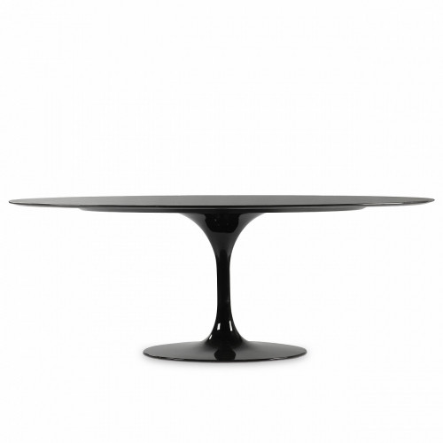 стол обеденный tulip овальный черный в Нижневартовске
