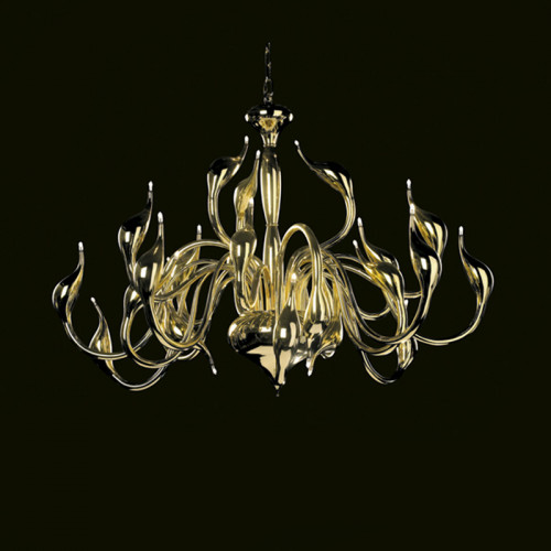 люстра mx8098-12a gold от illuminati золото в Нижневартовске