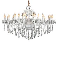 подвесная люстра omnilux oml-30807-27 белая в Нижневартовске