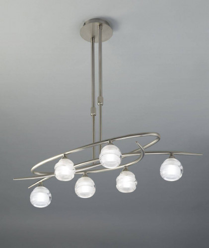 подвесная люстра mantra loop satin nickel 1811 в Нижневартовске