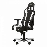 кресло геймерское dxracer king ks06 черно-белое в Нижневартовске