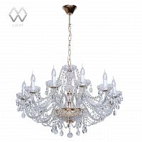 подвесная люстра mw-light каролина 6 367012812 золото в Нижневартовске