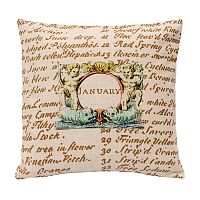 декоративная подушка «12 месяцев цветения», версия январь в Нижневартовске