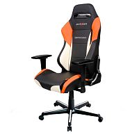 кресло геймерское dxracer drifting черно-бело-оранжевое в Нижневартовске