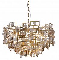 подвесная люстра crystal lux diego sp9 d600 gold в Нижневартовске