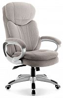 кресло для руководителя everprof boss t, обивка: текстиль, цвет: ткань серая в Нижневартовске