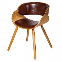 кресло roll brown коричневое в Нижневартовске