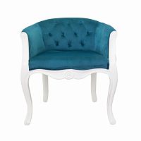 кресло kandy голубое с белым в Нижневартовске