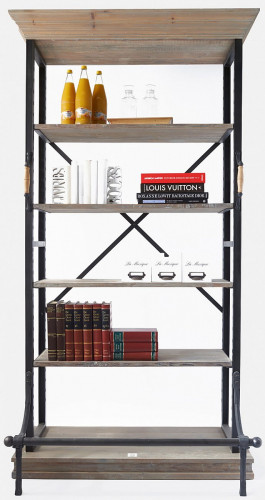 книжный шкаф бальтазар одинарный коричневый в Нижневартовске