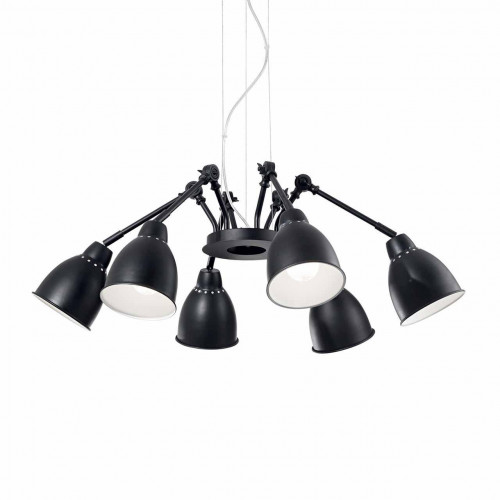 подвесная люстра ideal lux newton sp6 nero в Нижневартовске