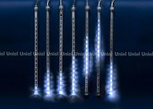 занавес светодиодный уличный 240см белый (11119) uld-e2403-144/dtk white ip44 meteor в Нижневартовске