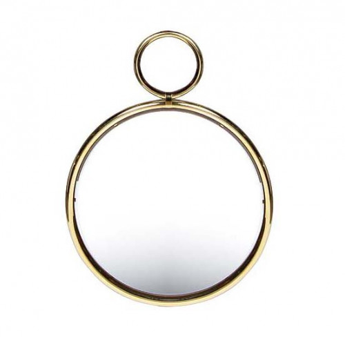 зеркало золотое круглое с подвесом 65 см fagis-1c в Нижневартовске