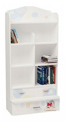 стеллаж abc king molly 7 полок 3 ящика, материал: лдсп в Нижневартовске