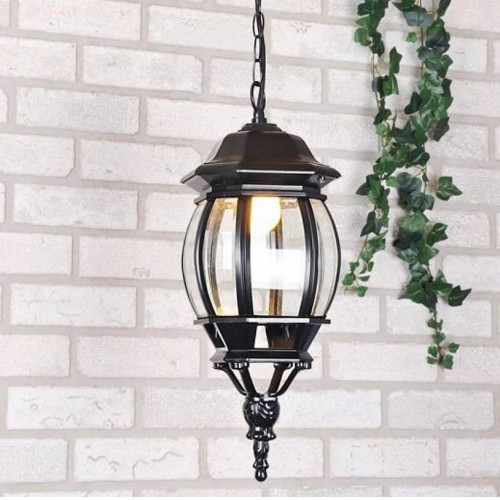 уличный подвесной светильник elektrostandard 1001h черный 4690389076039 в Нижневартовске