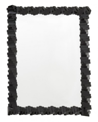 зеркало прямоугольное настенное черное almeria в Нижневартовске