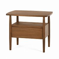 тумбочка прикроватная для спальни dowel коричневая в Нижневартовске