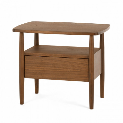 тумбочка прикроватная для спальни dowel коричневая в Нижневартовске