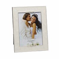 фоторамка из белого акрила с жемчугом 17,6х1,5х22,6 в Нижневартовске