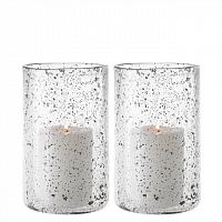 набор подсвечников стеклянный в крапинку moro m от eichholtz, 17,5 см, 2 штуки в Нижневартовске