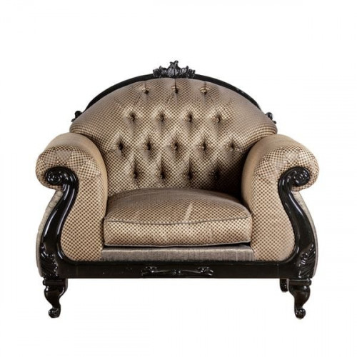 кресло stradivari ножках-кабриоль коричневое в Нижневартовске