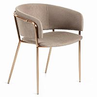 стул konnie бархат серо-коричневый от la forma (ex julia grup) в Нижневартовске