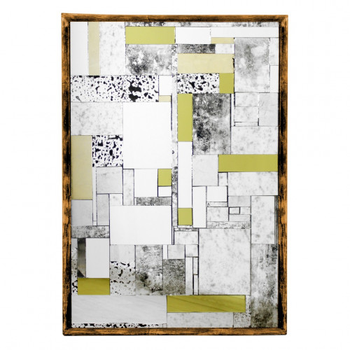 зеркало-мозаика декоративное прямоугольное золотое fabrizio gold в Нижневартовске