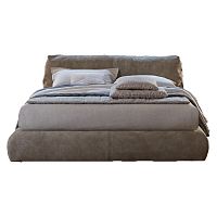 кровать двуспальная 180х200 серая sharpei в Нижневартовске