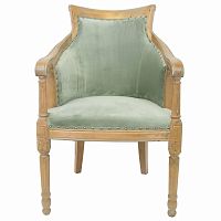 деревянное кресло valene зеленый в Нижневартовске