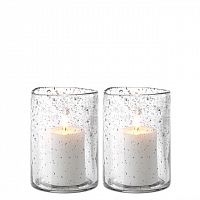 набор подсвечников стеклянный в крапинку moro s от eichholtz, 13 см, 2 штуки в Нижневартовске