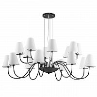 подвесная люстра lightstar diafano 758167 черная в Нижневартовске
