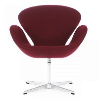 кресло swan бордовое в Нижневартовске