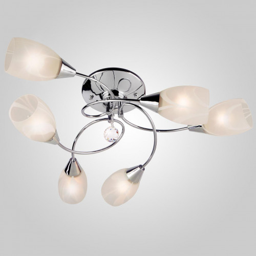 потолочная люстра eurosvet 2275/6 хром в Нижневартовске