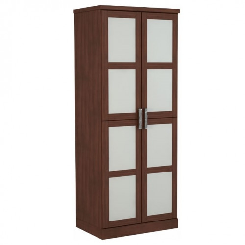 шкаф парма 2-х створчатый коричневый в Нижневартовске