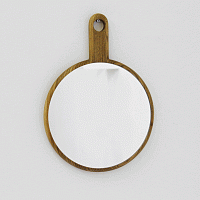 зеркало настенное деревянное с ручкой bosco в Нижневартовске