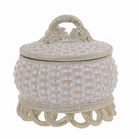 ваза adriana с крышкой бежевого цвета в Нижневартовске