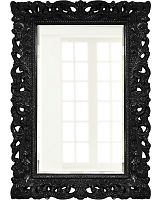 зеркало прямоугольное настенное черное гэрри gloss black в Нижневартовске