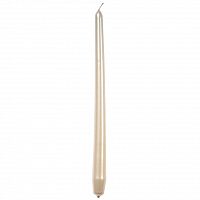 свеча тонкая белый перламутр, 29 см в Нижневартовске