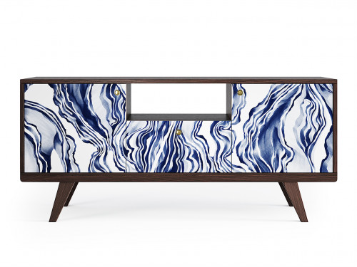 тумба под тв thimon белая с синим в Нижневартовске