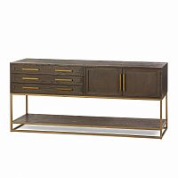 консоль с ящиками деревянная коричневая bullard double в Нижневартовске