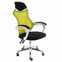 кресло компьютерное armor белое-черное-зеленое в Нижневартовске