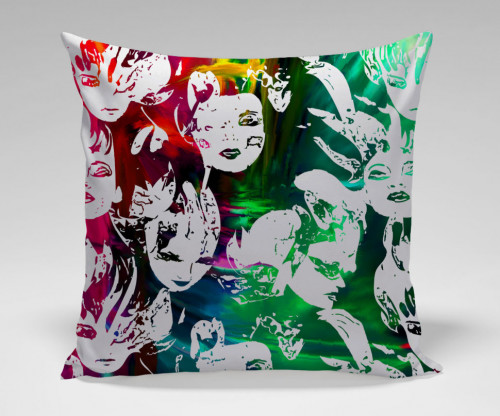 подушка faces by jirka svetlik в Нижневартовске