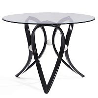 стол обеденный apriori v прозрачный, венге в Нижневартовске