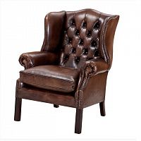 кресло bradley от eichholtz коричневый в Нижневартовске