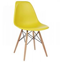 стул деревянный eames pc-015 yellow в Нижневартовске