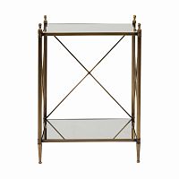 столик журнальный giusti зеркальный, золотой в Нижневартовске