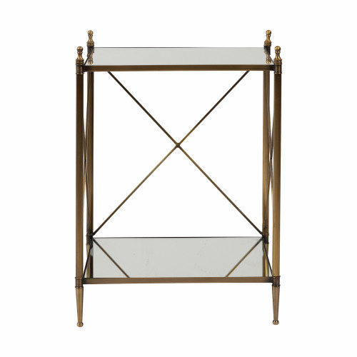 столик журнальный giusti зеркальный, золотой в Нижневартовске