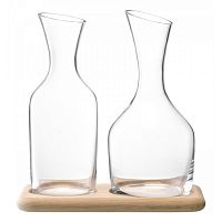 набор из кувшинов для вина и воды на деревянной подставке 1.2 л/1.4 л в Нижневартовске