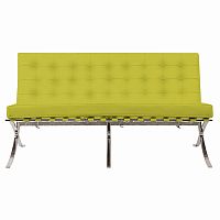 диван barcelona двухместный прямой лимонный в Нижневартовске